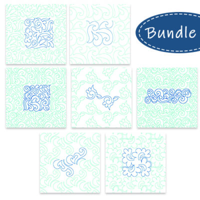 Sketched Edge to Edge Bundle | Quiltable