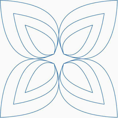 Leaf Echo Block Design | Cathie Zimmerman | Quiltable