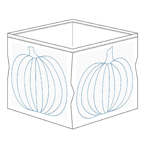Pumpkin Bin PROJECT | Quiltable | Cathie Zimmerman