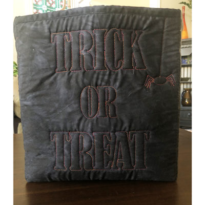 Trick-or-Treat Bin PROJECT | Quiltable | Cathie Zimmerman