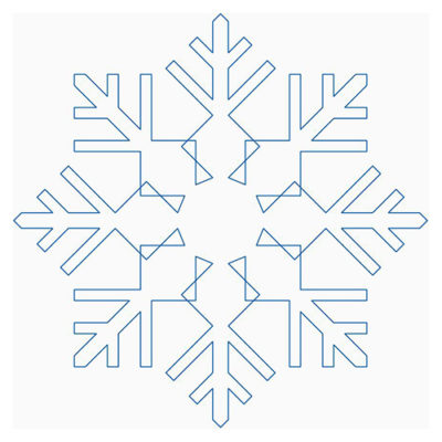 Snowflake Block 2 | Quiltable | Linda Gosselin