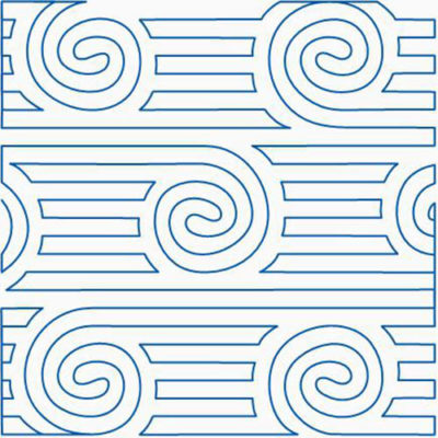 Swirls and Stripes Background Fill