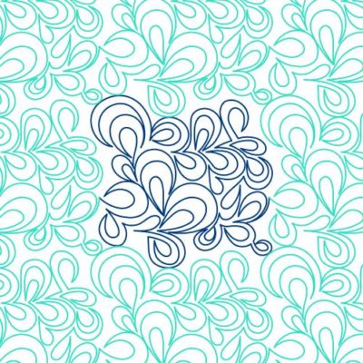 Free-Motion Background Mixer: Small Paisley | Quiltable