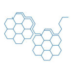 Hexagon Flowers Edge to Edge Design 1 | Quiltable | Jen Eskridge