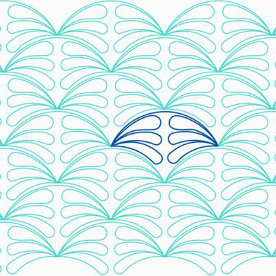 Twin-Tri Clam by Lady Jane Quilting | Quiltable