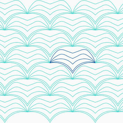 Undulation Clam by Lady Jane Quilting | Quiltable