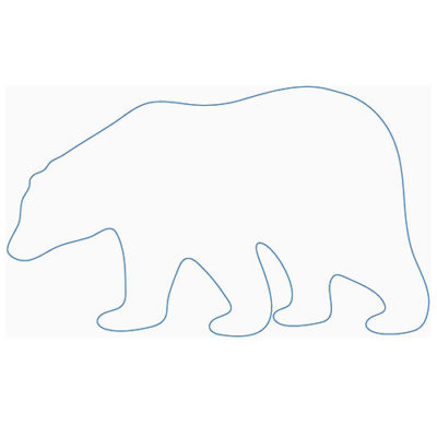 Polar Bear Block by Martha Higdon | Quiltable