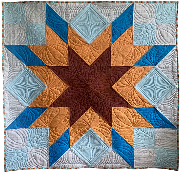 Barn Star Baby Quilt Project from Quiltable