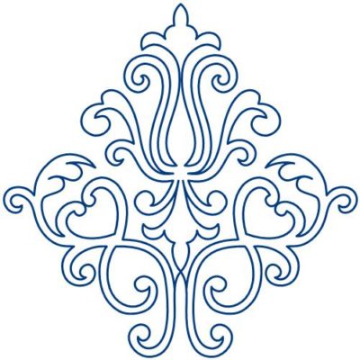 stirling border digital or printable quiltable