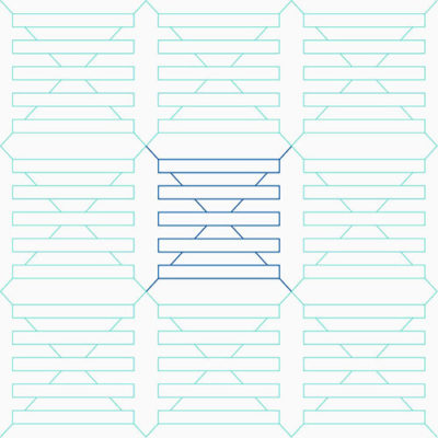Modern Spools Border 1 | Quiltable