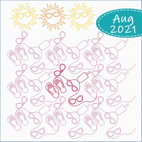 August 2021 Club Sunshiney Days | Quiltable